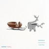 Nambe Miniature Reindeer and Sleigh Set – Holiday Collectible Figurines, Christmas Tabletop Décor, Joyful Winter Centerpiece, Alloy Sculptures - 4 of 4