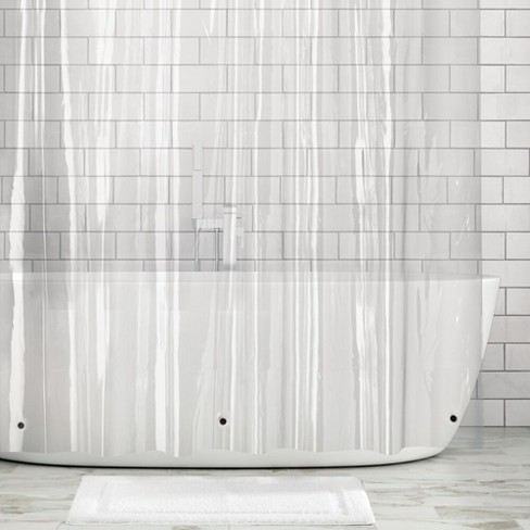 Waterproof Vinyl Shower Curtain Liner, Long Shower Curtain Liner Target