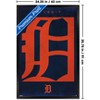Trends International MLB Detroit Tigers - Logo 25 Framed Wall Poster Prints - 3 of 4