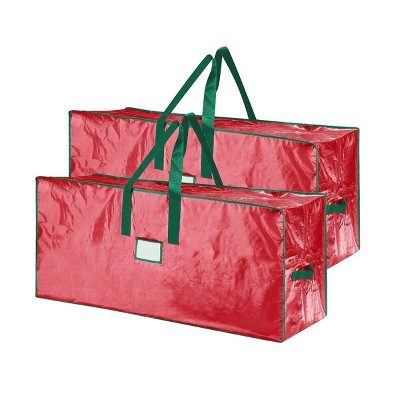 Elf Stor Set of 2 7.5' Christmas Tree Bags Large Red