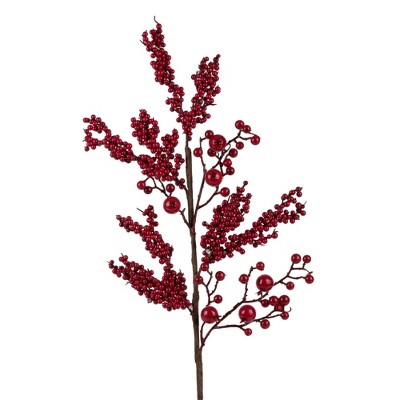 Vickerman 31" Artificial Mixed Red Gooseberry Berry Spray