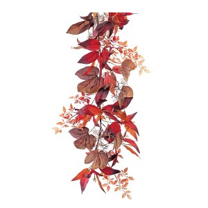 Melrose Mixed Fall Foliage Garland 6'L - 1 of 3