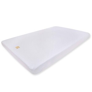 Burt's Bees Baby® Organic Mini Crib Sheet - Solid White - 1 of 3