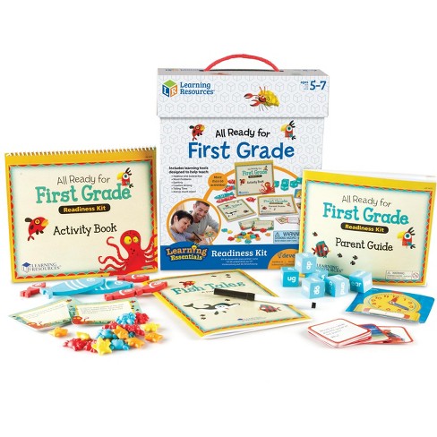 Learning Resources All Ready For First Grade Readiness Kit - 67 Pieces ...