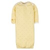 Gerber Baby Boys' Gowns - Words - Preemie - 4-Pack - 3 of 4