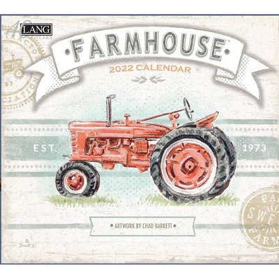 2022 Wall Calendar 12 Month 13.4"x24" Farmhouse - Lang