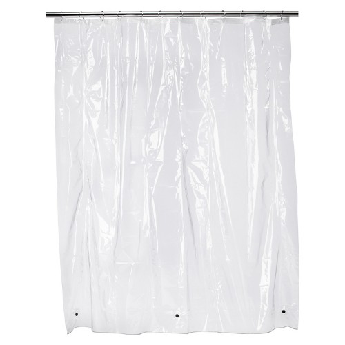 Solid Super Soft PEVA Shower Liner Clear - Room Essentials