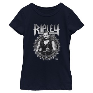 Girl's WWE Ripley Black and White Photo T-Shirt - 1 of 4