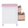 NicBex Wood Nightstand with Drawers,End Table with Dual Storage,Charming Bedside Table for Kids,Night Stand for Bedroom,Living Room - 4 of 4