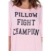 Casual Nights Women's Short Sleeve Printed Scoop Neck Sleep Tee - 4 of 4