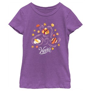 Girl's Wonka Chocolates T-Shirt - 1 of 4