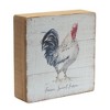Melrose Wood Farm Animal Sentiment Block (Set of 4) - 2 of 4