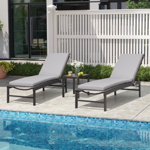 Crestlive Products Patio Outdoor Chaise Lounge Cushion 1PC - 1 of 4