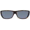 Jonathan Paul Neera Large Designer Fitovers Sunglasses in Leopard Black/Polarized Polarvue Gray - Frame(Width:139mm/Height:39mm) - 3 of 3
