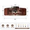 Kaisite Industrial Ceiling Fan with Light, Wood Grain Blades for Living Room - 3 of 4