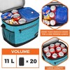 OPUX Insulated Lunch Box Men Women, Leakproof Soft Cooler Bag Work School Beach, Pail Tote Adult Kids Boys Girls - 2 of 4