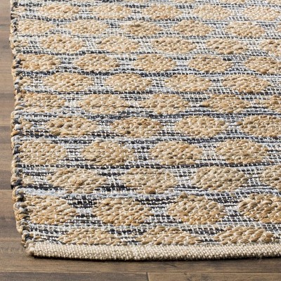 Cape Cod Handmade Black/Natural Cotton 4' x 6' Area Rug