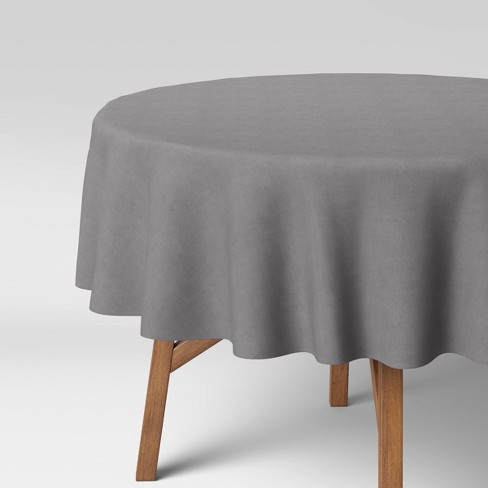 Gray tablecloth outlet