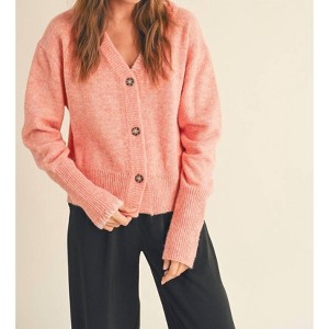 Women's Button Front Cardigan - &merci - 1 of 3