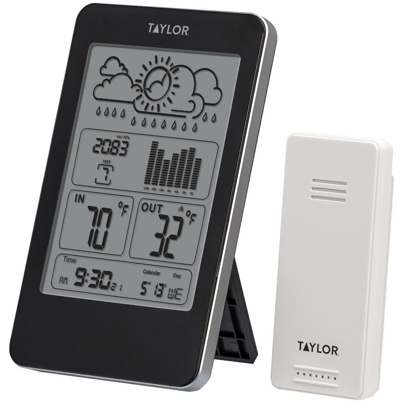 Taylor® Precision Products Indoor/Outdoor Digital Thermometer with Barometer and Timer, 1 of 6