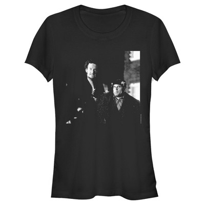 Junior's Women Home Alone Harry and Marv Photo T-Shirt