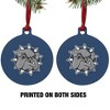 Southwestern Oklahoma State University Primary Logo Aluminum Holiday Christmas Tree Ornament - 2 of 4