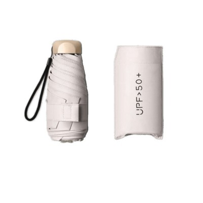 Clotth Compact Travel Umbrella - Mini UV Protection Sun and Rain Umbrella, Portable Windproof Sunshade for Students, Foldable  Umbrell