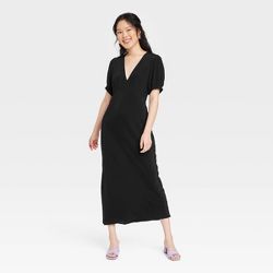 Women's Puff Short Sleeve Dress - A New Day™