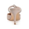 Journee Womens Lunna Mules Mid Stiletto Pointed Toe Pumps - 3 of 4