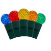 Perfect Holiday 70 LED Indoor/Outdoor G12 Round Bulb Green Cable Christmas String Lights - Multicolor - 2 of 4