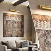 18" Deluxe Dimmable Brass Wall Mounted Gallery Library Painting Art Portrait Light - 4 of 4