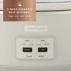 Crock-Pot Designer Series 7qt Slow Cooker with Bonus Little Dipper Mushroom: 4 Settings, Stoneware, Stainless Steel, Keep Warm - 3 of 4