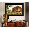 "Flag Barn" By Billy Jacobs, Ready to Hang Framed Print, Black Frame - 2 of 4