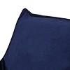 NicBex Soft Velveteen Bean Bag Loveseat with Armrest,High Density Foam Filled Lazy Sofa Beanbag with Removable Cover&Safety Zippers for 2 - 4 of 4