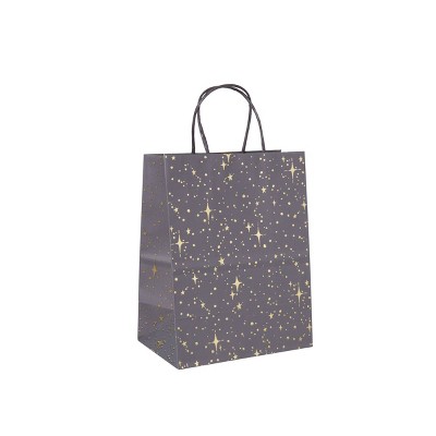 Small Hotstamp Dots And Star Gift Bag Gray - Spritz™