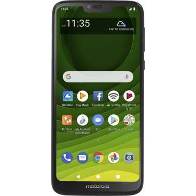 Total Wireless Motorola moto G7 Optimo Maxx 4G GSM Prepaid Smartphone (32GB) - Blue