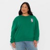 Women's Wicked Love Limits Graphic Sweatshirt - Emerald Green - 2 of 3