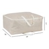 REGALWOVEN Foldable Clothes Storage Bags with Handles for Organizing Bedroom - 2 of 4
