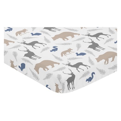 woodland mini crib bedding