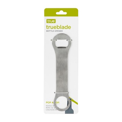 Stainless Steel Long Handle Silver Bottle Opener