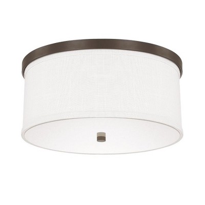 Capital Lighting Midtown 3 - Light Flush Mount in  Burnished Bronze