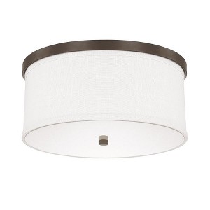 Capital Lighting Midtown 3 - Light Flush Mount in  Burnished Bronze - 1 of 2