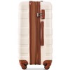 3pcs Luggage Set, ABS Hard Shell Expandable Spinner Luggage, 20'' Airline Certified Carry-on 24'' and 28'' Expandable Hardshell Luggage Lightweight - 2 of 3