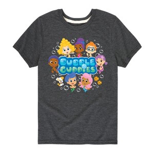 Boys' - Nickelodeon - Bubble Guppies Character Group Short Sleeve Graphic T-Shirt - 1 of 4