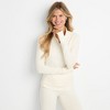 Lands' End Women's Baselayer Cozy Thermaskin Quarter Zip Top - 4 of 4