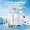 ZAFRO 1.1 Cu.ft Upright Freezer,Compact,Adjustable temp,reversible door,removable shelves,Quiet & efficient,Perfect for home/office/dorm - 2 of 4