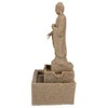 Design Toscano Earth Witness Buddha Illuminated Garden Fountain - Large, Beige - 4 of 4