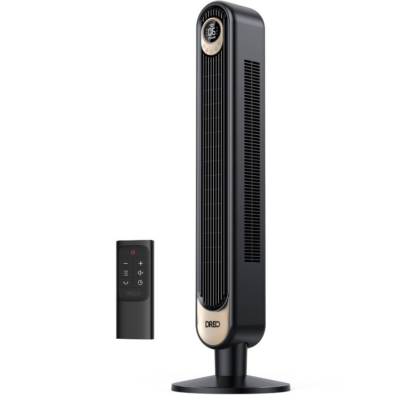 Dreo 42&#34; Cruiser Pro T1 Bladeless Remote Tower Fan Black, 1 of 7