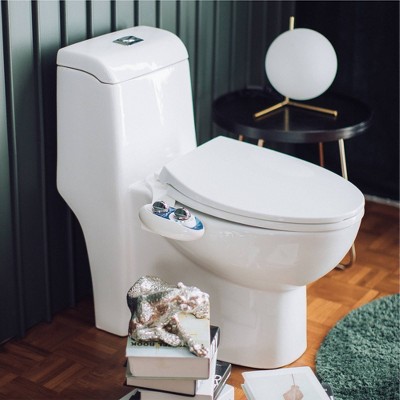 Rose Gold ABS Mechanical Bidet Attachment with Dual Nozzles
