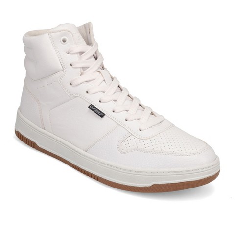 Dockers Mens Energy Hi Casual Sneaker, White/Gum, Size 12